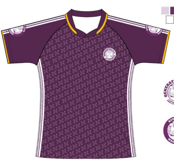 Gepersonaliseerd Lustrum editie Rugbyshirt.